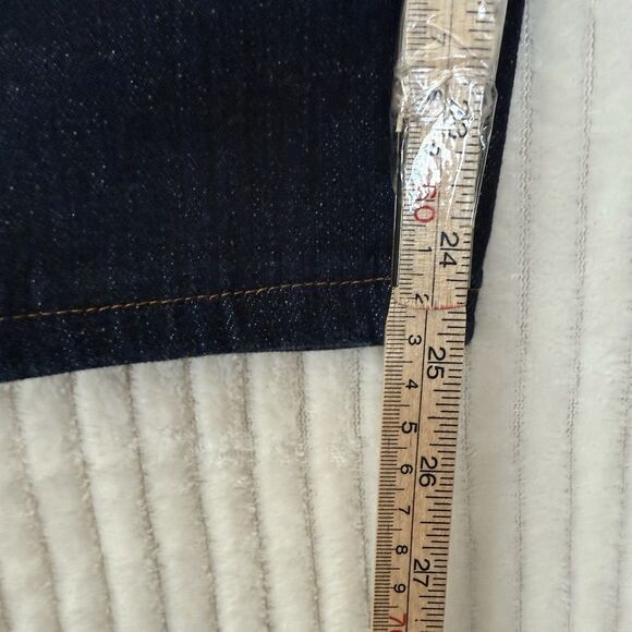 Eileen Fisher Jeans Womens Size 2 Straight Mid Rise Blue Denim Organic Cotton - Picture 5 of 12